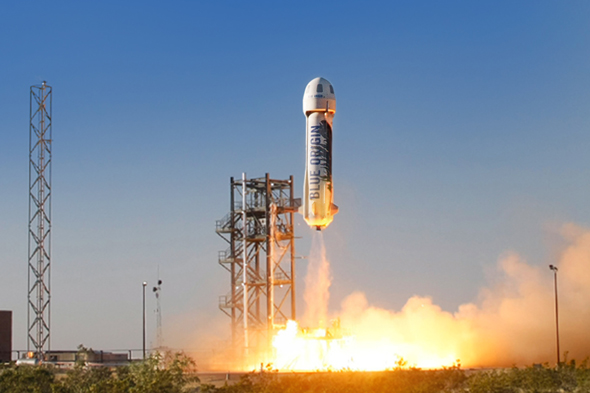 Phóng tàu vũ trụ New Shepard của công ty Blue Origin