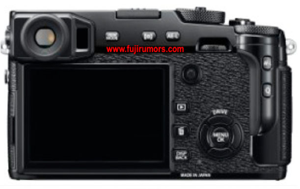Mặt sau Fujifilm X-Pro2.
