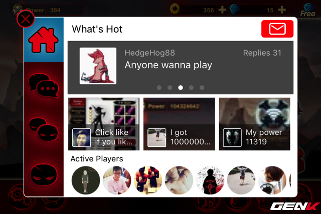 Có hẳn một mạng xã hội mini trong League of Stickman