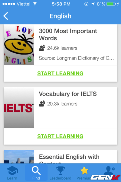 Có quá nhiều bài giảng, vậy nên bạn cần chọn lựa hợp lý