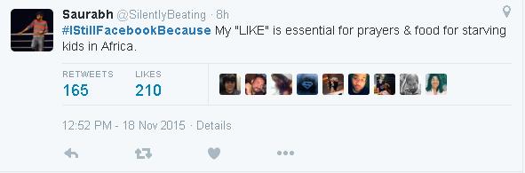 Nút Like của tôi có thể cầu nguyện và mang thức ăn đến cho trẻ em Châu Phi.