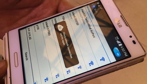 Không thể kết nối wifi, dù tín hiệu báo đầy sóng.