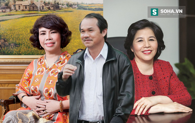 Từ trái qua: Bà Thái Hương, ông Đoàn Nguyên Đức, bà Mai Kiều Liên.