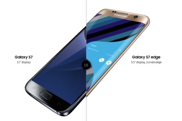 Bộ đôi Samsung S7 và S7 Edge - Ảnh: Samsung