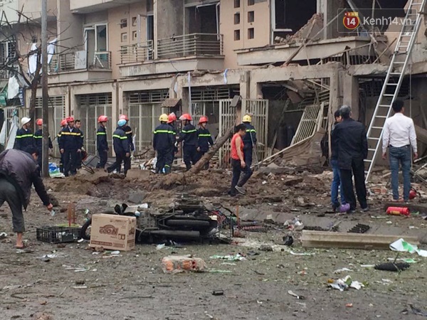 Lực lượng cứu hỏa có mặt tại hiện trường