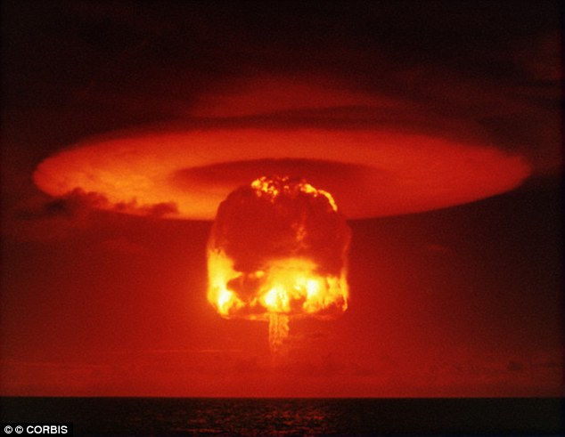 Chiến tranh hạt nhân là thảm họa tiềm tàng lớn nhất gây ra sự xóa sổ nhân loại trong vòng 5 năm tới - Ảnh: Corbis