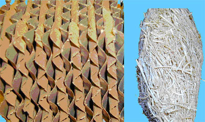 
M&agrave;ng tổ ong bằng gỗ sồi hoặc rơm rạ d&ugrave;ng để ph&acirc;n phối hơi nước.
