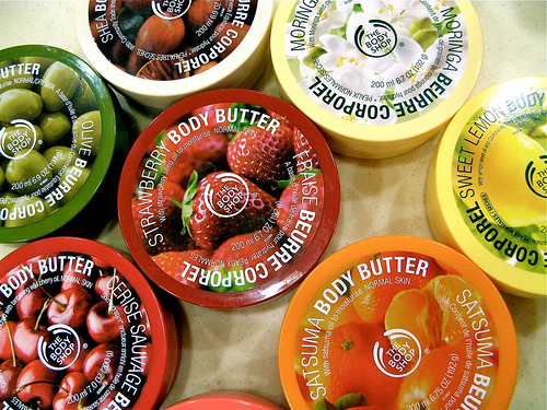 Sản phẩm dưỡng thể Body Butter của The Body Shop