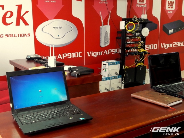 Một hệ thống mạng doanh nghiệp vừa và nhỏ được xây dựng thử nghiệm