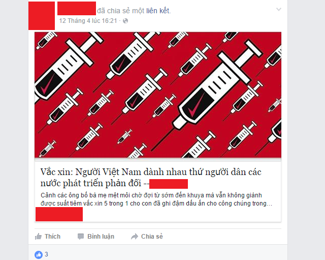 Facebook đang là nguồn lan truyền các thông tin ngu xuẩn, thiếu căn cứ và không hợp pháp như thế này đây.