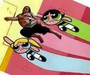 Hóa thân thành cô gái nhí nhảnh trong the powerpuff girls.