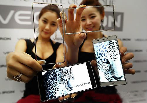 Vega Iron, một dòng sản phẩm của Pantech được bán qua đường xách tay tại Việt Nam.