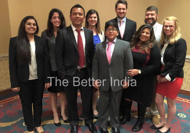 Ishaan Patel cùng các sinh viên trường Đại học Syracuse, Mỹ