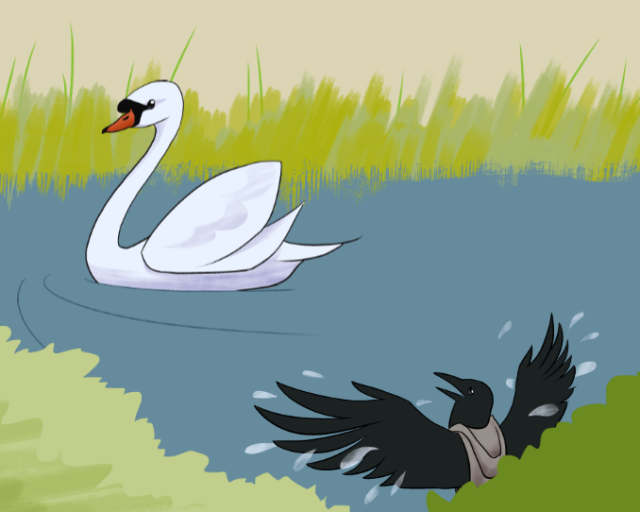 Nếu chúng ta làm theo họ thì chẳng hóa ra một con quạ nếu sống trong hồ và ăn cỏ dại qua ngày sẽ biến thành thiên nga sao?