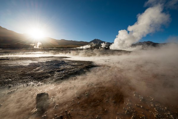 Khu vực El Tatio trên sa mạc Atacama, nơi chứa những mạch nước ngầm tương đồng với sao Hỏa
