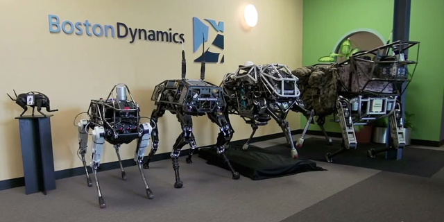 Các mẫu robot đã từng được phát triển tại Boston Dynamics