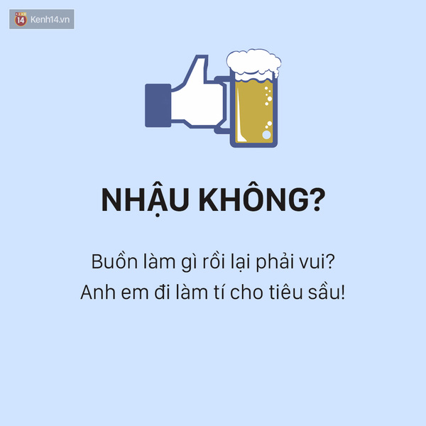 Hội nhậu nhẹt chỉ cần bấm nút này là hiểu ý nhau, khỏi rủ rê nhiều!
