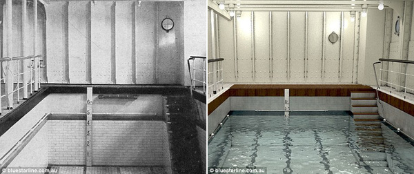 Hồ bơi với một số chỉnh sửa phù hợp hơn với thời đại.