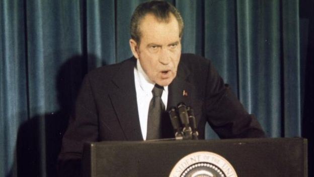 Tổng thống Nixon cũng đã từng tuyên bố một cuộc chiến của nước Mỹ với ung thư