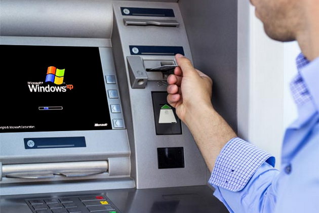 Rất nhiều chiếc máy ATM vẫn sử dụng nền tảng Windows XP!