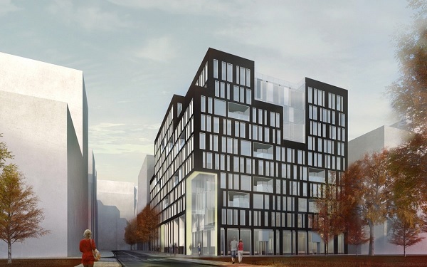 Thiết kê tòa nhà khi hoàn thành.