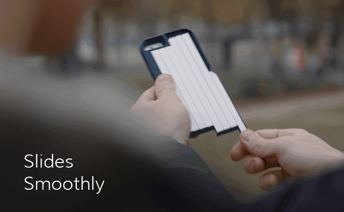 Thiết kế ấn tượng của Stikbox giúp người dùng chụp ảnh ngay lập tức mà không cần phải tháo điện thoại khỏi vỏ