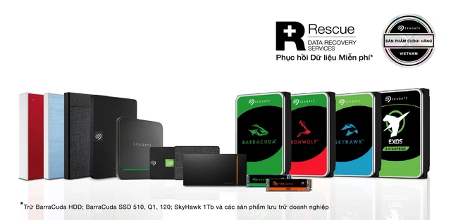 An t&acirc;m bảo vệ dữ liệu với c&aacute;c dịch vụ hậu m&atilde;i từ Seagate - Ảnh 1.