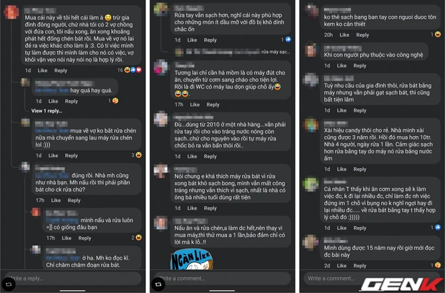 "Có thừa tiền cũng không mua máy rửa bát", và những quan điểm phổ biến của người Việt - Ảnh 6. "Có thừa tiền cũng không mua máy rửa bát", và những quan điểm phổ biến của người Việt - Ảnh 6.