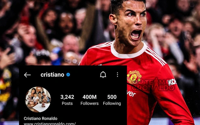Sinh nhật 37 tuổi, Cristiano Ronaldo là người đầu tiên đạt 400 triệu follow trên Instagram - thu nhập từ mỗi bài đăng khiến nhiều người không dám mơ - Ảnh 1. Sinh nhật 37 tuổi, Cristiano Ronaldo là người đầu tiên đạt 400 triệu follow trên Instagram - thu nhập từ mỗi bài đăng khiến nhiều người không dám mơ - Ảnh 1.