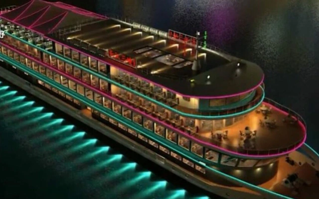 Trung Quốc hạ thủy du thuyền chạy điện lớn nhất thế giới, tái khẳng định ngôi vương trong ngành công nghiệp pin - Ảnh 1. Trung Quốc hạ thủy du thuyền chạy điện lớn nhất thế giới, tái khẳng định ngôi vương trong ngành công nghiệp pin - Ảnh 1.