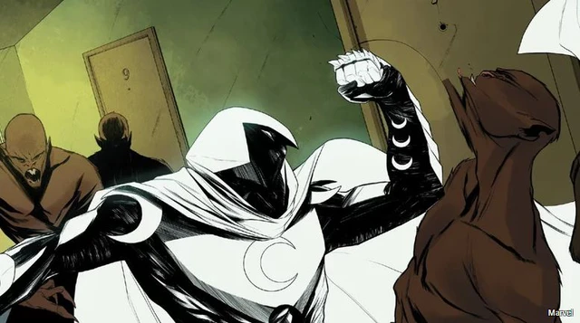 Đ&uacute;ng l&agrave; "Batman Marvel", Moon Knight cũng sở hữu nhiều m&oacute;n vũ kh&iacute; đỉnh ch&oacute;p, c&oacute; cả m&oacute;ng vuốt Wolverine v&agrave; m&aacute;y bắn tơ của Spider-Man - Ảnh 3.