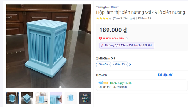 D&ugrave;ng thử hộp cắt thịt xi&ecirc;n nướng tại nh&agrave;: Nh&igrave;n th&igrave; hay đ&oacute; nhưng d&ugrave;ng th&igrave; đ&uacute;ng l&agrave; "b&oacute; tay" - Ảnh 1.