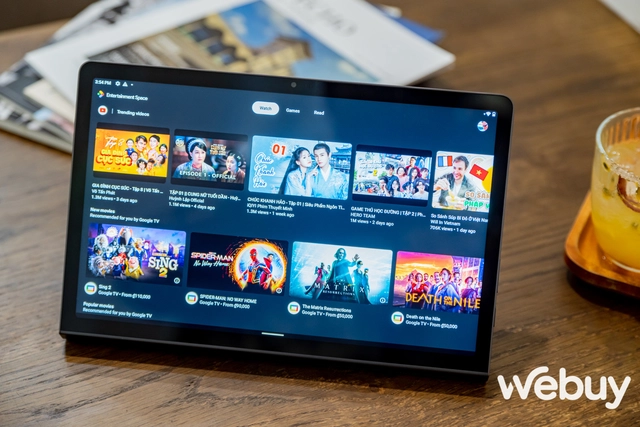 Trải nghiệm nhanh Lenovo Yoga Tab 11: thiết kế độc đáo, màn hình 11 inch 2K, loa JBL kép sống động - Ảnh 17. Trải nghiệm nhanh Lenovo Yoga Tab 11: thiết kế độc đáo, màn hình 11 inch 2K, loa JBL kép sống động - Ảnh 17.