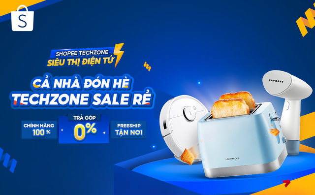 Rinh đồ điện tử vi vu đón hè với loạt ưu đãi khủng chỉ xuất hiện trên Shopee Mall - Ảnh 1. Rinh đồ điện tử vi vu đón hè với loạt ưu đãi khủng chỉ xuất hiện trên Shopee Mall - Ảnh 1.