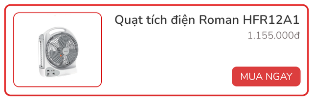 Sắm ngay quạt tích điện giá từ 300k phòng khi hè nóng mà mất điện liên tục - Ảnh 6. Sắm ngay quạt tích điện giá từ 300k phòng khi hè nóng mà mất điện liên tục - Ảnh 6.