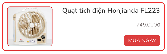 Sắm ngay quạt tích điện giá từ 300k phòng khi hè nóng mà mất điện liên tục - Ảnh 4. Sắm ngay quạt tích điện giá từ 300k phòng khi hè nóng mà mất điện liên tục - Ảnh 4.