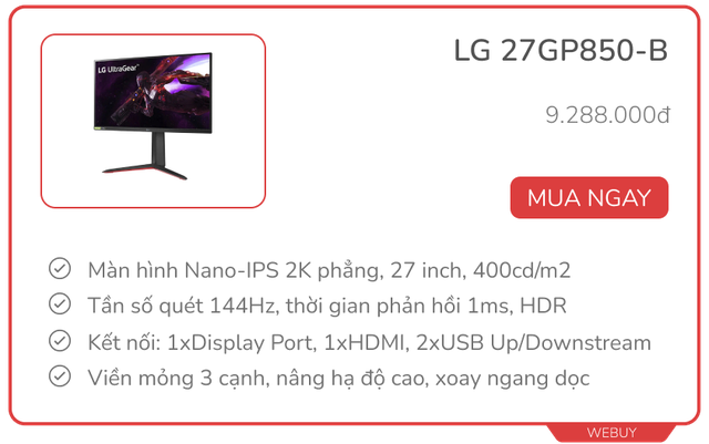 Từ 4 triệu đã mua được màn hình tần số quét cao để “cày” game, thêm vài triệu có HDR và độ phân giải 2K - Ảnh 8. Từ 4 triệu đã mua được màn hình tần số quét cao để “cày” game, thêm vài triệu có HDR và độ phân giải 2K - Ảnh 8.