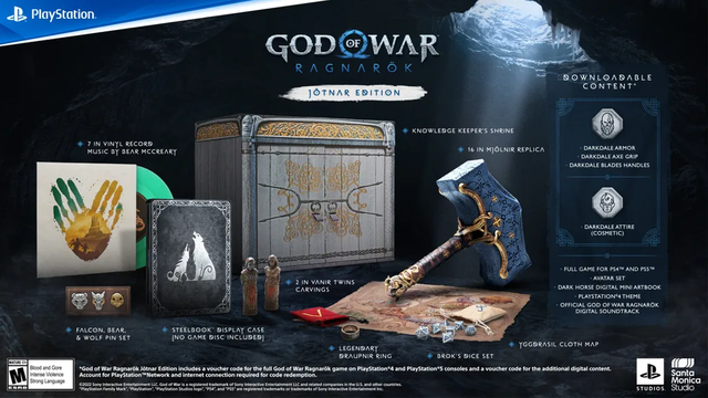 Sony chính thức phát hành God of War Ragnarök vào tháng 11 năm nay, game thủ có thể mua cả búa Thor về trưng bày - Ảnh 5. Sony chính thức phát hành God of War Ragnarök vào tháng 11 năm nay, game thủ có thể mua cả búa Thor về trưng bày - Ảnh 5.