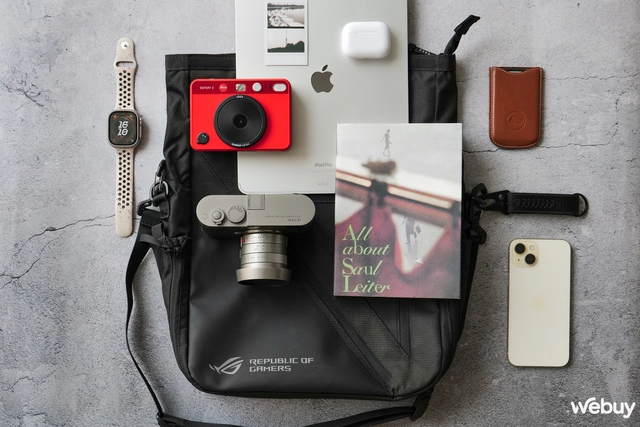 'Trên vai' túi đeo chéo ROG Archer Messenger 14: Nhiều ngăn nhỏ, kháng nước, đựng được laptop 14 inch- Ảnh 18. 'Trên vai' túi đeo chéo ROG Archer Messenger 14: Nhiều ngăn nhỏ, kháng nước, đựng được laptop 14 inch- Ảnh 18.