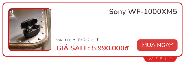 Sony WF-1000XM5 cải tiến nhiều nhưng cũng có cải lùi "chí mạng" này, nếu định lên đời hãy cân nhắc kĩ- Ảnh 12. Sony WF-1000XM5 cải tiến nhiều nhưng cũng có cải lùi "chí mạng" này, nếu định lên đời hãy cân nhắc kĩ- Ảnh 12.