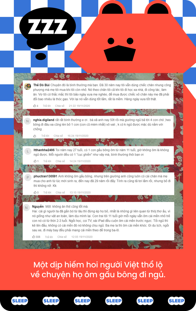 C&oacute; ai ở Việt Nam hơn 20 tuổi rồi vẫn c&ograve;n ngủ với gấu b&ocirc;ng kh&ocirc;ng? - Ảnh 10.