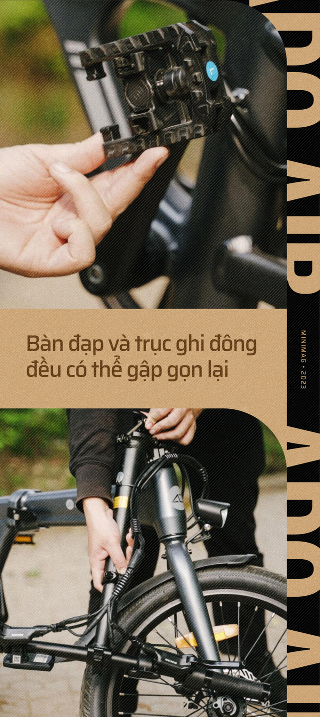 Tôi bỏ 20 triệu mua xe đạp điện gấp siêu nhẹ và đây là những điểm +/- đáng tham khảo trước khi bạn xuống tiền - Ảnh 8. Tôi bỏ 20 triệu mua xe đạp điện gấp siêu nhẹ và đây là những điểm +/- đáng tham khảo trước khi bạn xuống tiền - Ảnh 8.
