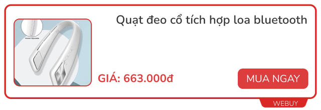 Chợ mạng xuất hiện quạt đeo cổ tích hợp loa bluetooth, giá hơn nửa triệu - Ảnh 4. Chợ mạng xuất hiện quạt đeo cổ tích hợp loa bluetooth, giá hơn nửa triệu - Ảnh 4.