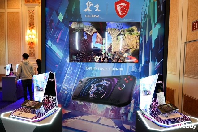 Dạo quanh gian hàng MSI tại CES 2024, phát hiện dòng sản phẩm thu hút không kém cạnh máy chơi game PC cầm tay MSI Claw- Ảnh 10. Dạo quanh gian hàng MSI tại CES 2024, phát hiện dòng sản phẩm thu hút không kém cạnh máy chơi game PC cầm tay MSI Claw- Ảnh 10.