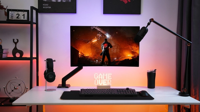 HyperWork ra mắt arm m&agrave;n h&igrave;nh cho game thủ: Thiết kế gaming tối giản, tải trọng 12 kg, gi&aacute; chưa tới 900.000 đồng- Ảnh 1.