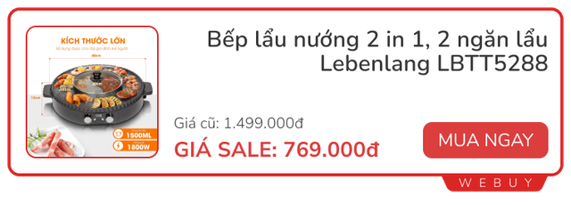 Lần cuối Sale To trước Tết: Loạt Deal hời đủ đồ điện tử, gia dụng hot chỉ từ 154.000đ- Ảnh 8. Lần cuối Sale To trước Tết: Loạt Deal hời đủ đồ điện tử, gia dụng hot chỉ từ 154.000đ- Ảnh 8.