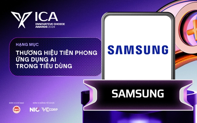 Vượt qua loạt đối thủ đáng gờm, Samsung vươn lên trở thành thương hiệu dẫn đầu về ứng dụng AI trong tiêu dùng tại Better Choice Awards 2024- Ảnh 1. Vượt qua loạt đối thủ đáng gờm, Samsung vươn lên trở thành thương hiệu dẫn đầu về ứng dụng AI trong tiêu dùng tại Better Choice Awards 2024- Ảnh 1.