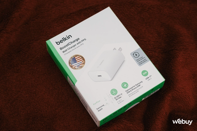 Đừng mua sạc nhanh trôi nổi, không rõ nguồn gốc, đây là củ sạc iPhone công suất 25W siêu gọn nhẹ, tới từ thương hiệu Mỹ uy tín, giá chỉ hơn 200.000 đồng- Ảnh 1. Đừng mua sạc nhanh trôi nổi, không rõ nguồn gốc, đây là củ sạc iPhone công suất 25W siêu gọn nhẹ, tới từ thương hiệu Mỹ uy tín, giá chỉ hơn 200.000 đồng- Ảnh 1.