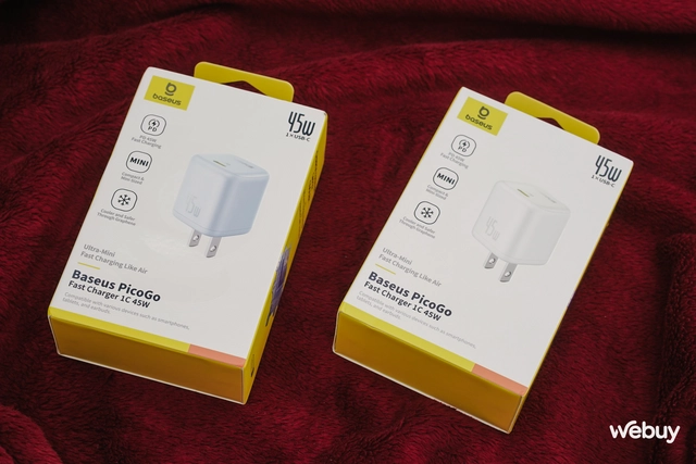 Trên tay củ sạc 45W bé nhất thế giới: Nhiều màu sắc, "tí hon" là thế nhưng lại sạc được cho cả MacBook Pro, giá chỉ 389.000 đồng- Ảnh 1. Trên tay củ sạc 45W bé nhất thế giới: Nhiều màu sắc, "tí hon" là thế nhưng lại sạc được cho cả MacBook Pro, giá chỉ 389.000 đồng- Ảnh 1.