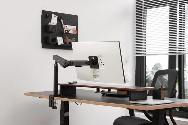 Ra mắt HyperWork Flexus: Arm màn hình thiết kế cột đơn và hai khớp tay đòn đầu tiên, độ cao lên tới 500mm, giá chỉ hơn 1 triệu đồng- Ảnh 2. Ra mắt HyperWork Flexus: Arm màn hình thiết kế cột đơn và hai khớp tay đòn đầu tiên, độ cao lên tới 500mm, giá chỉ hơn 1 triệu đồng- Ảnh 2.